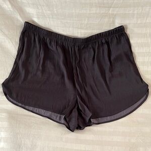 Only Black Pajama Shorts Relaxed Fit